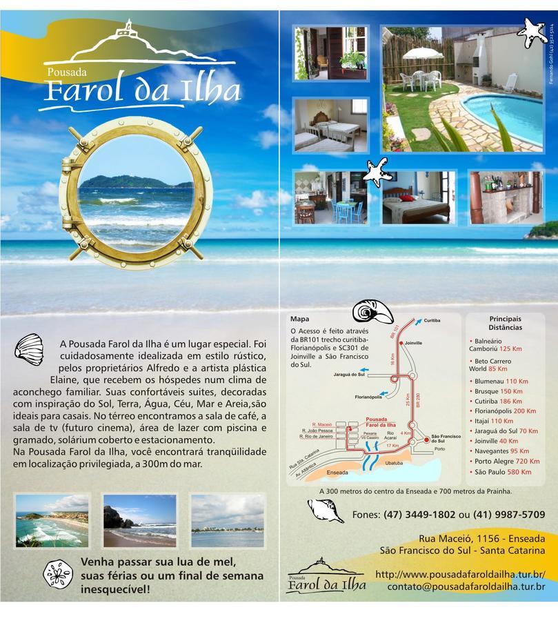 Pousada Farol Da Ilha Residencial Sao Francisco do Sul Exterior photo